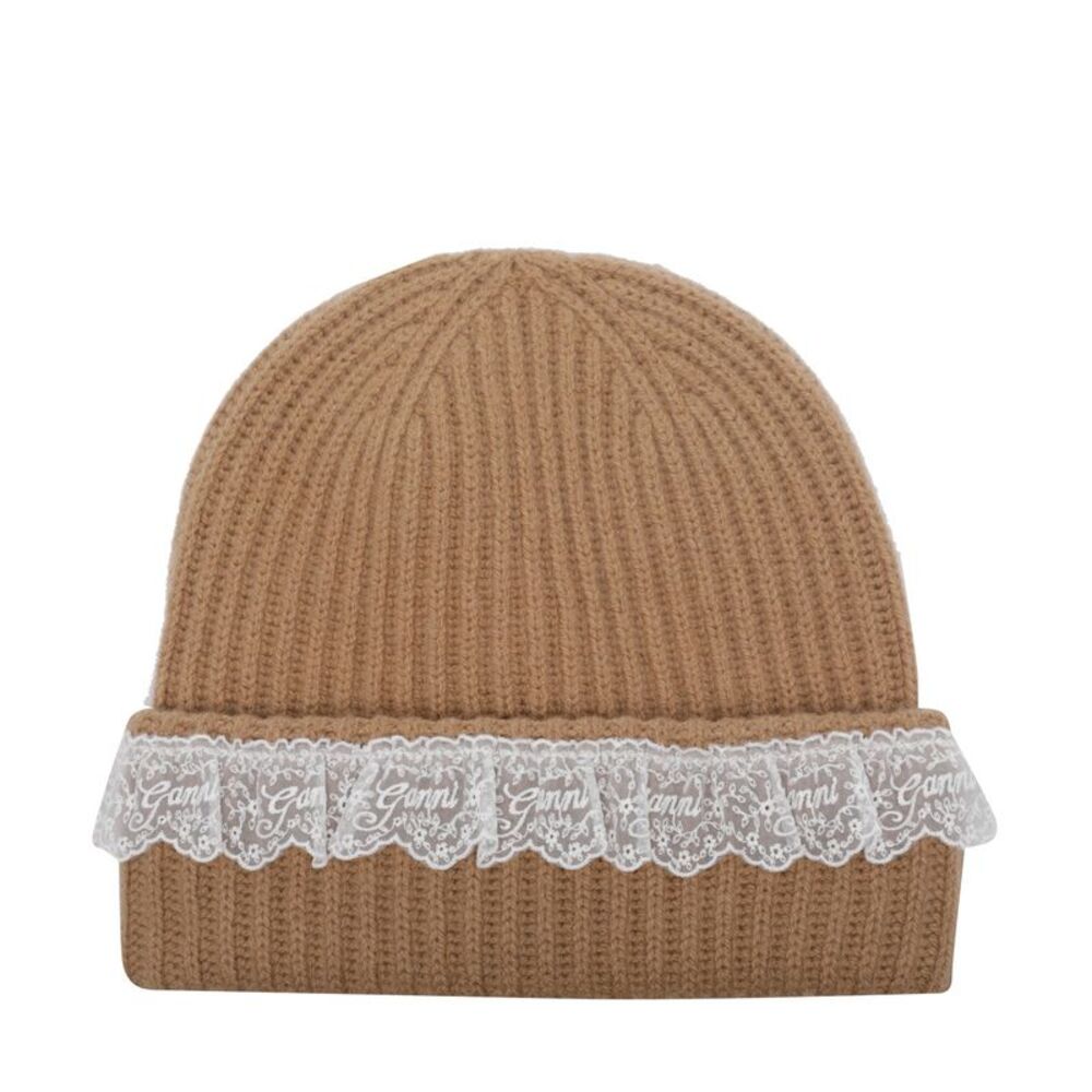 Ganni Women Lace Beanie